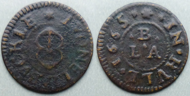 Kingston-upon-Hull, Lyonell Buckle 1665 farthing Kingston-upon-Hull, Lyonell Buckle 1665 farthing